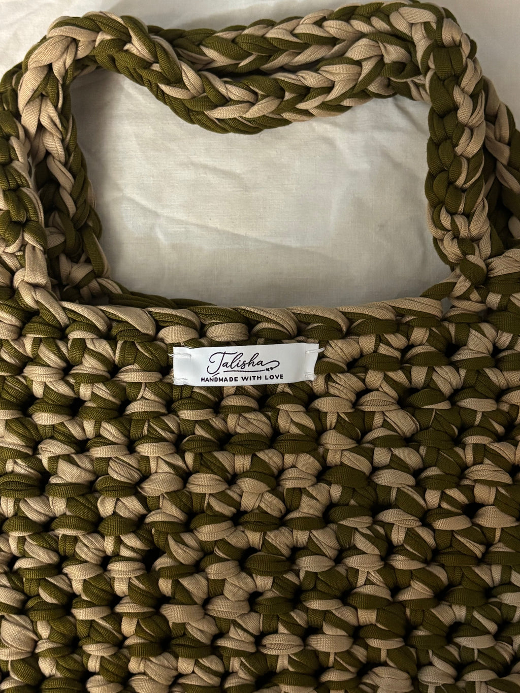 Khaki Coastline Shoulder Bag