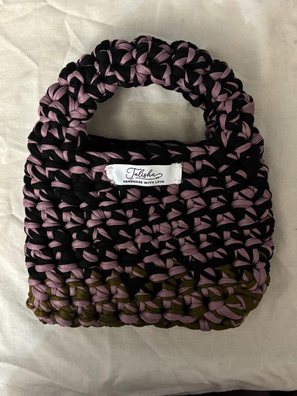 The Bloom & Bark Mini crochet bag