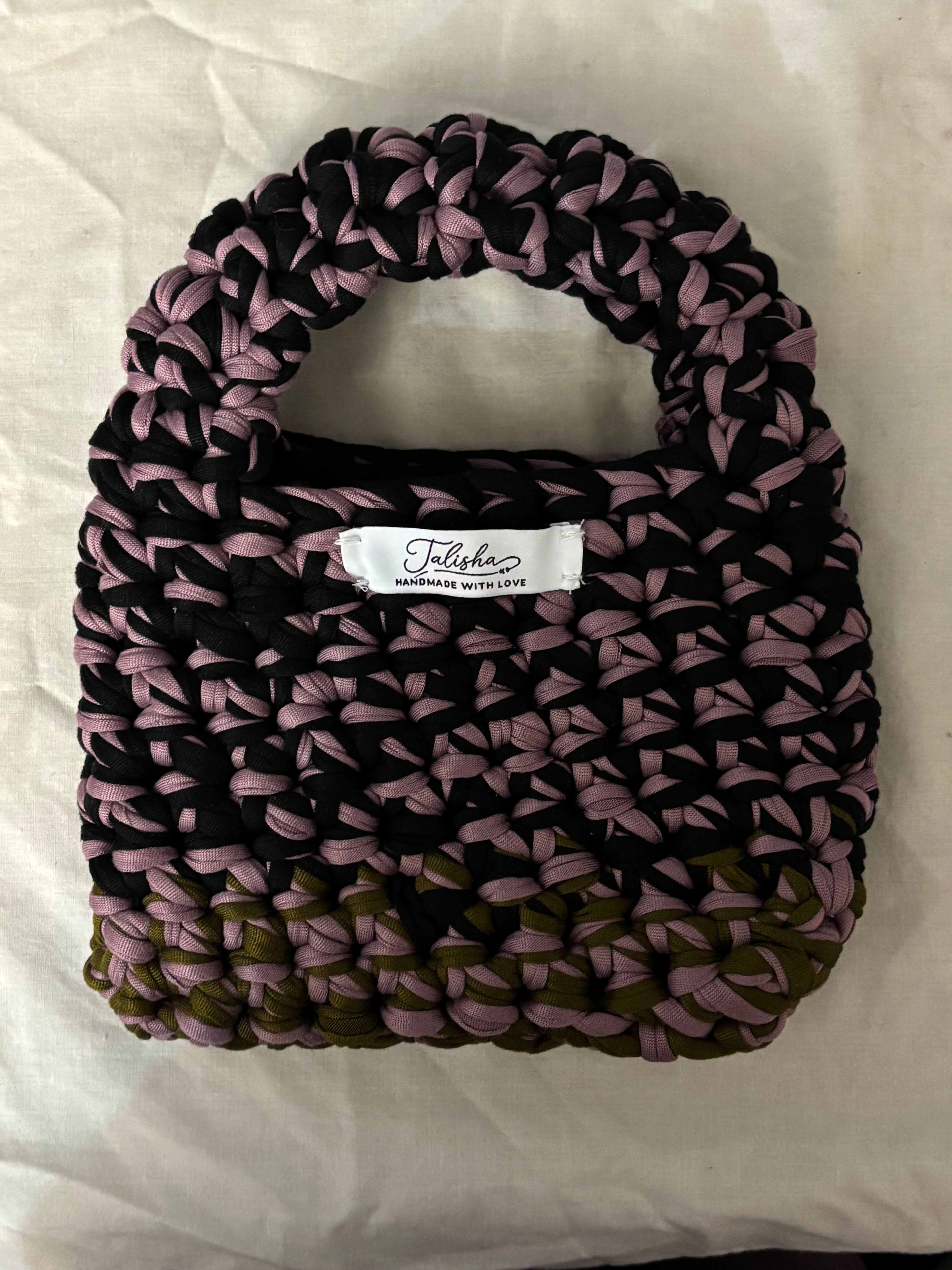 The Bloom & Bark Mini crochet bag