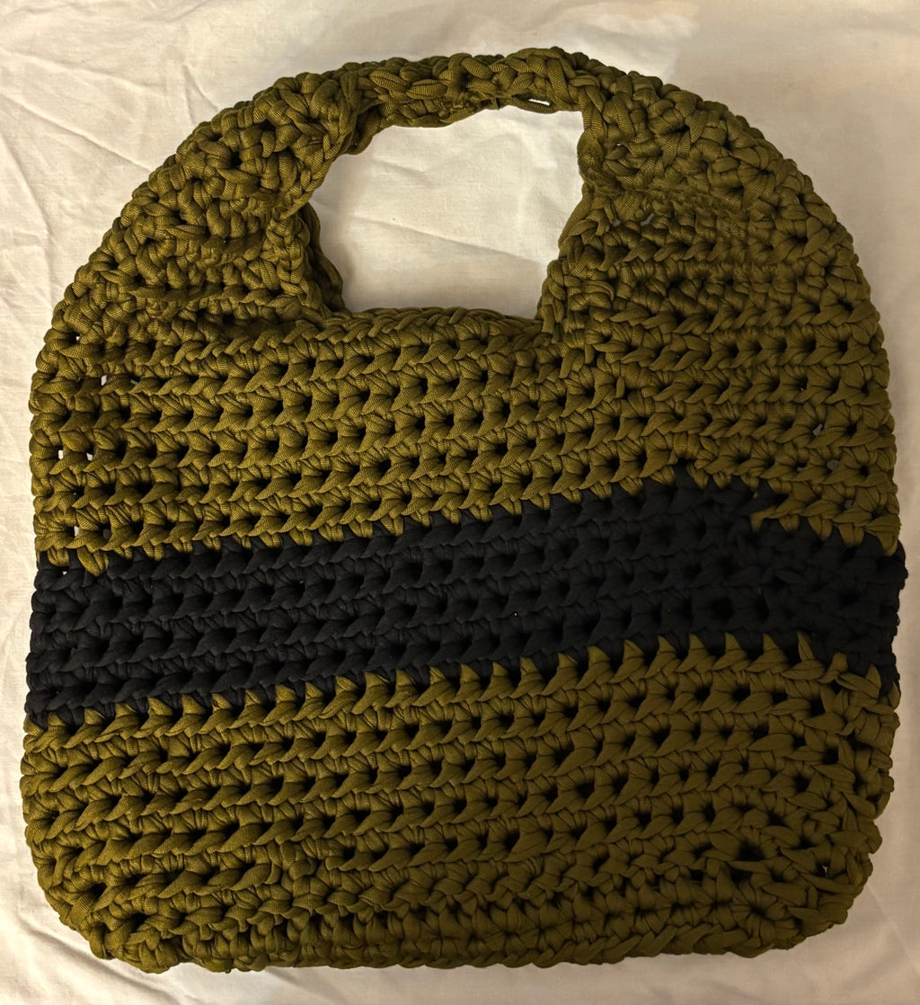 Olive Grove crochet Shoulder Bag