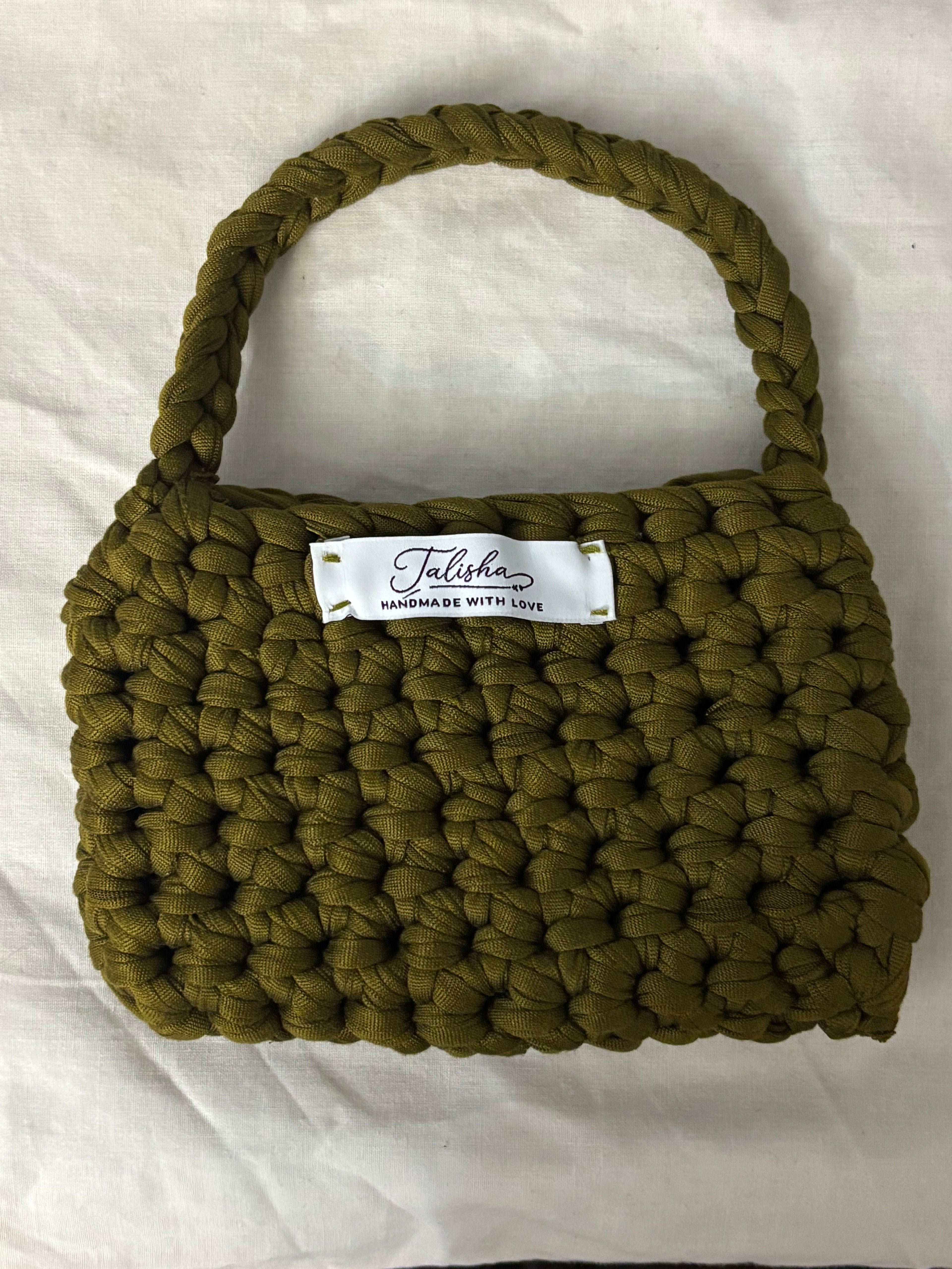 Mini stacey crochet purse