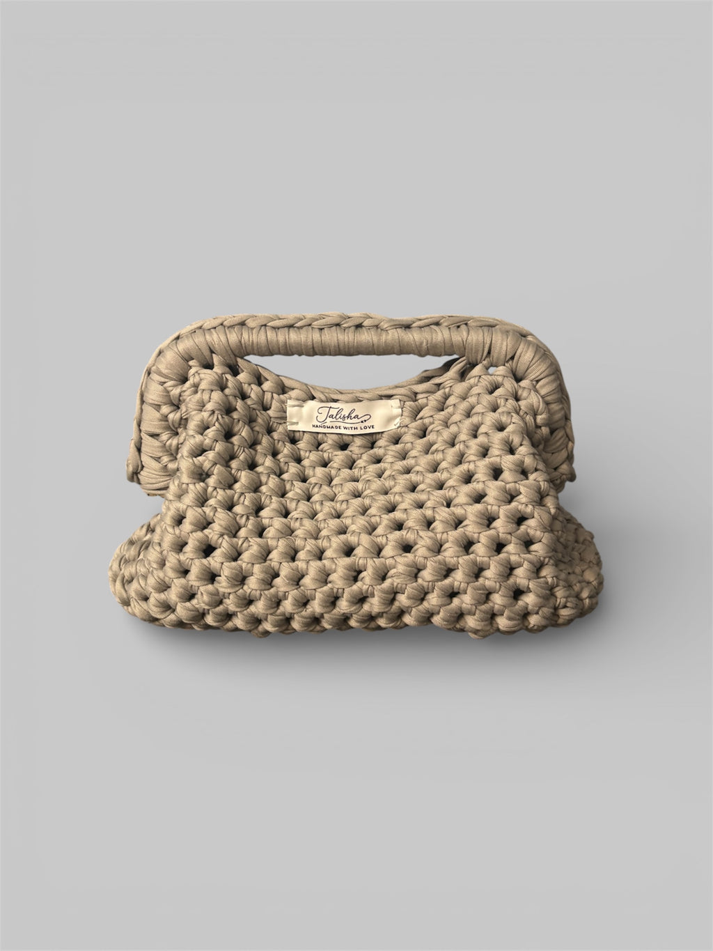 The Stone Grey Talisha clutch
