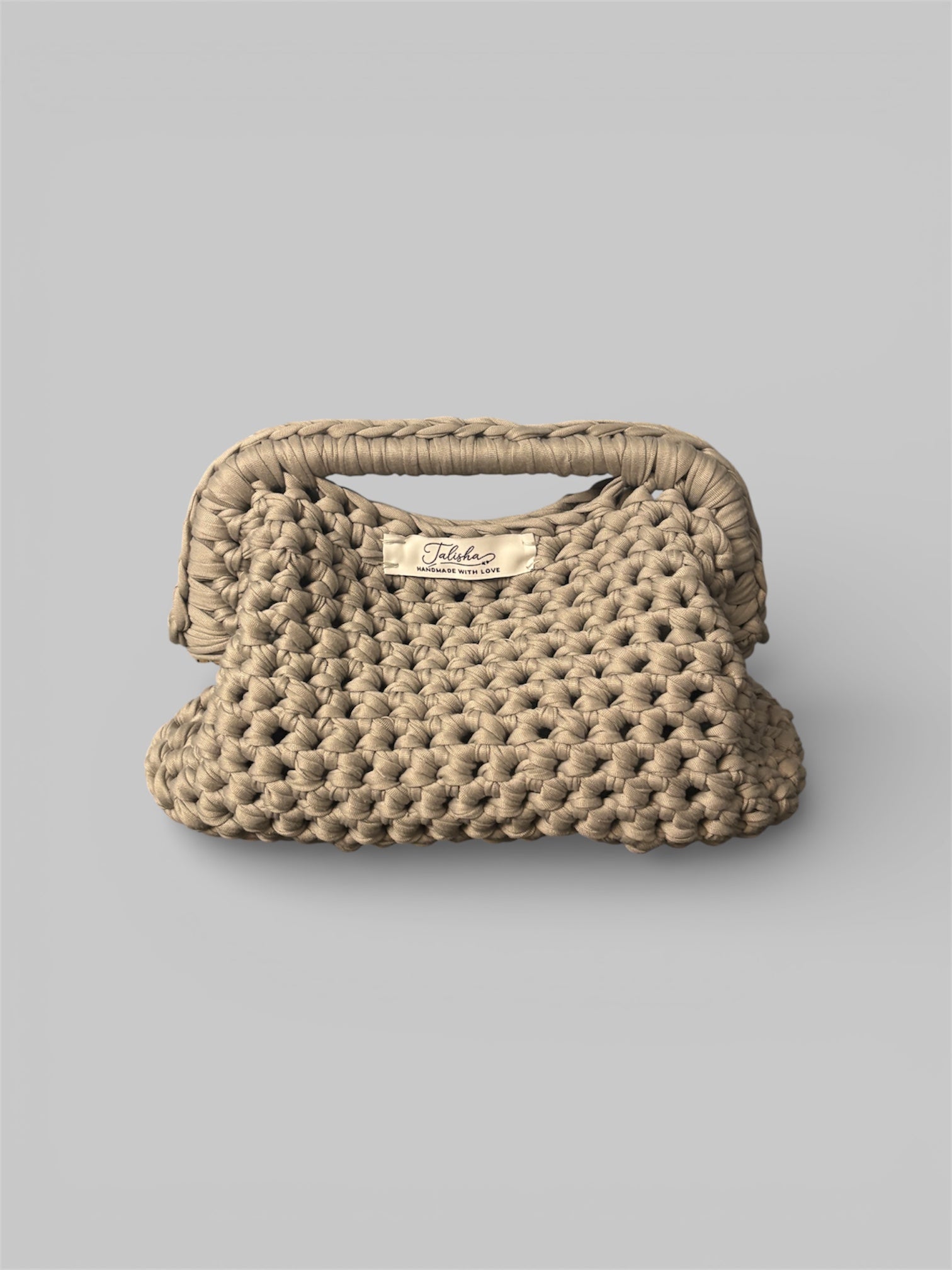 The Stone Grey Talisha clutch