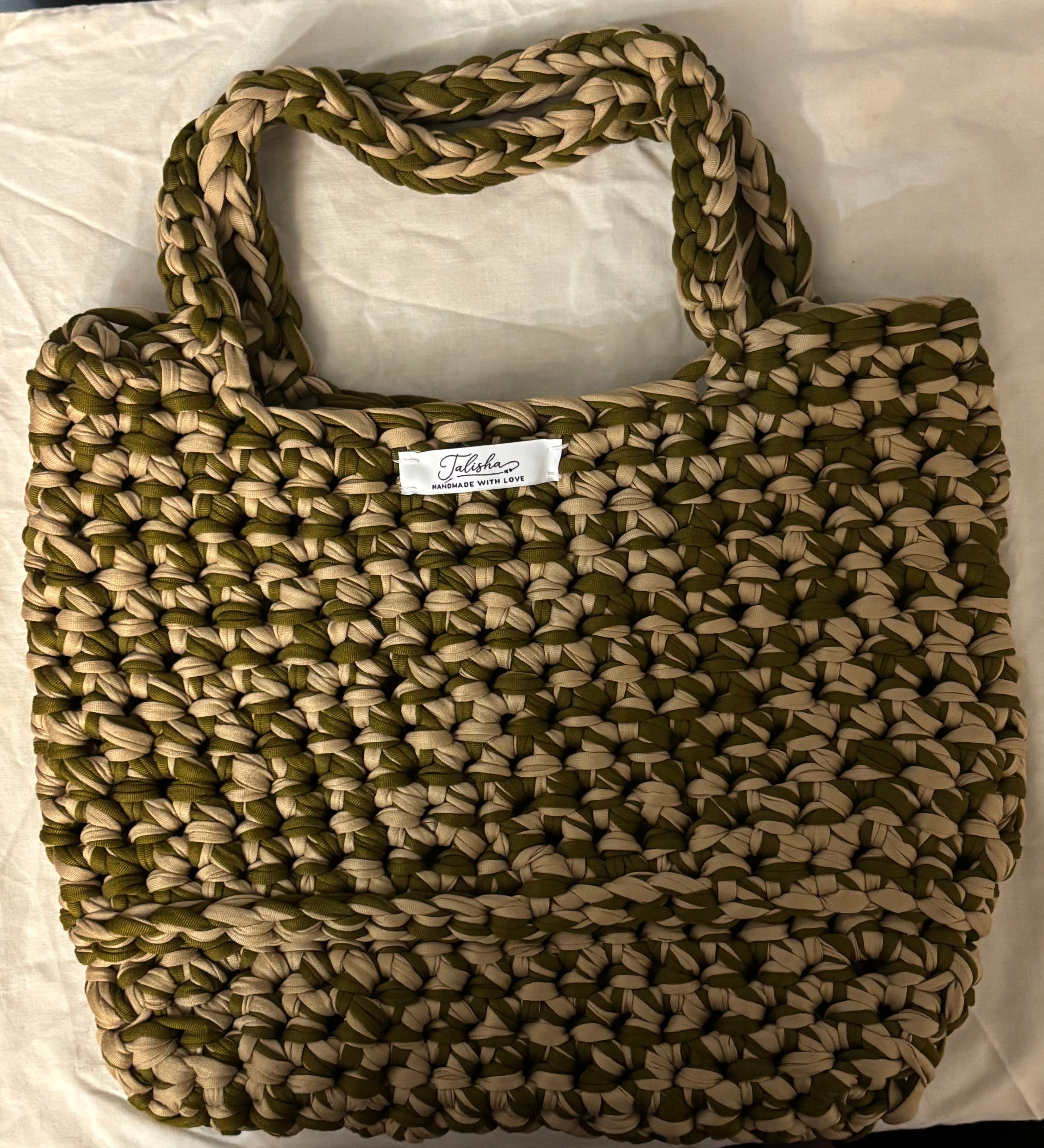 Khaki Coastline Shoulder Bag