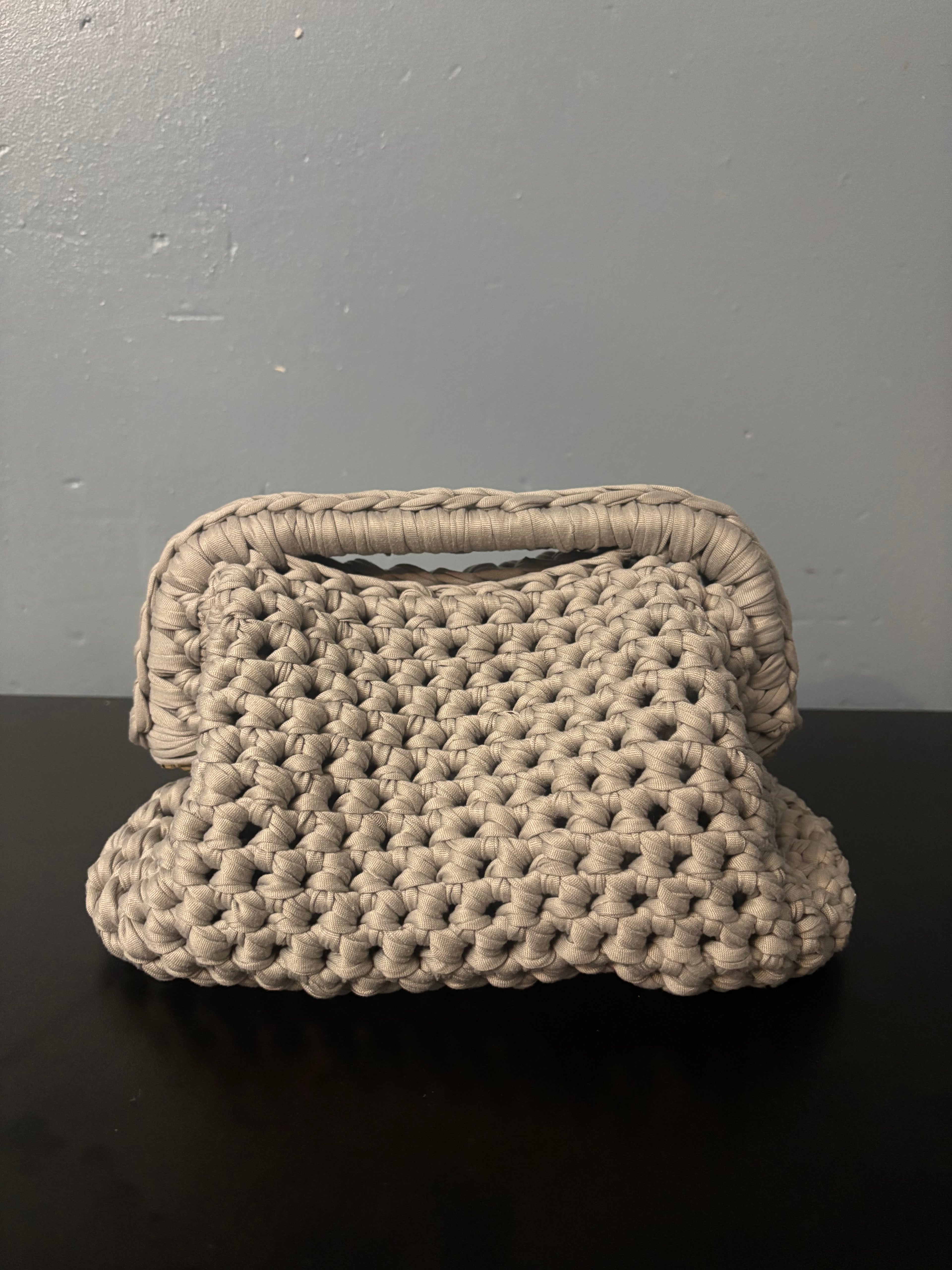 The Stone Grey Talisha clutch