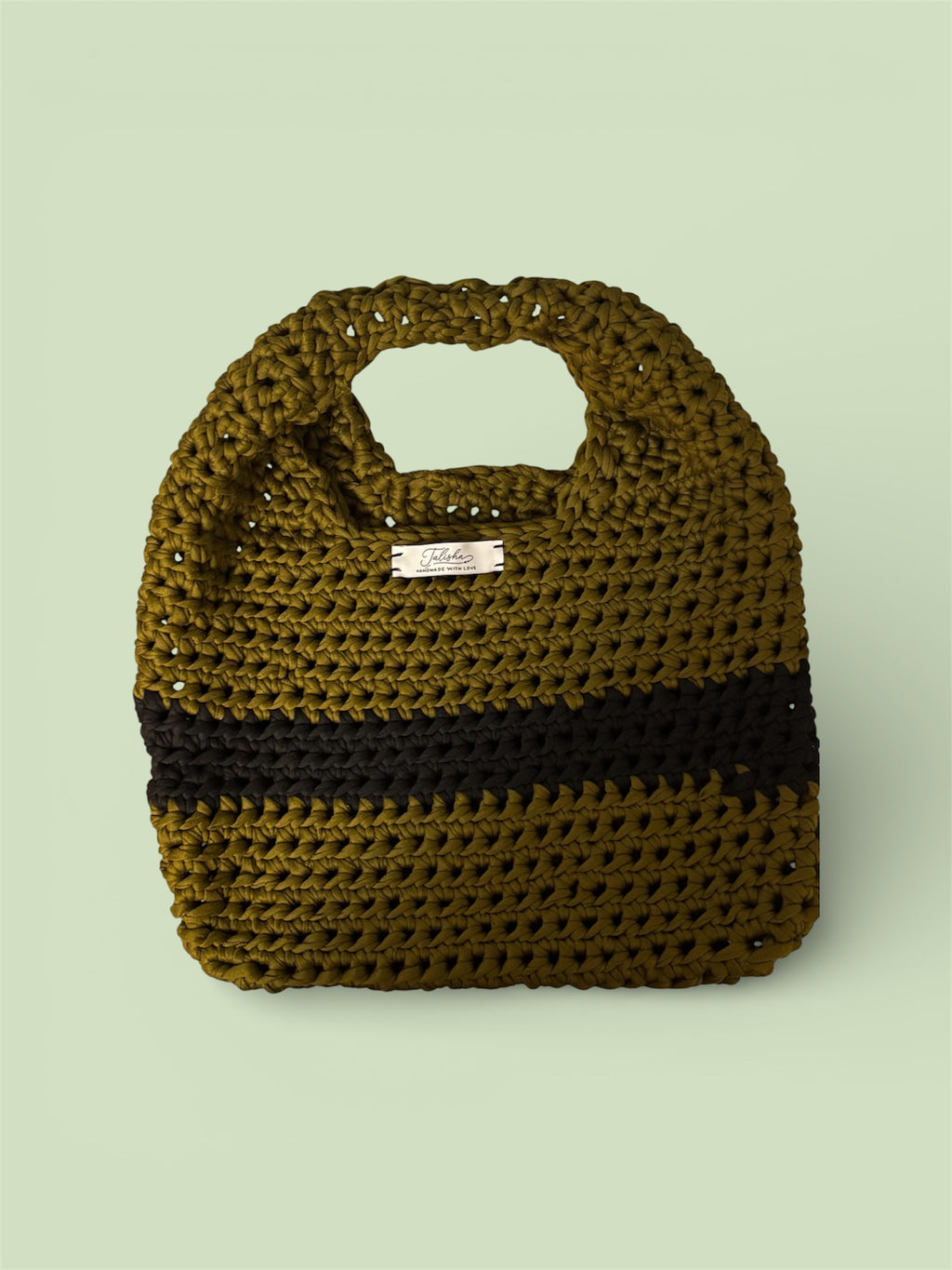 Olive Grove crochet Shoulder Bag