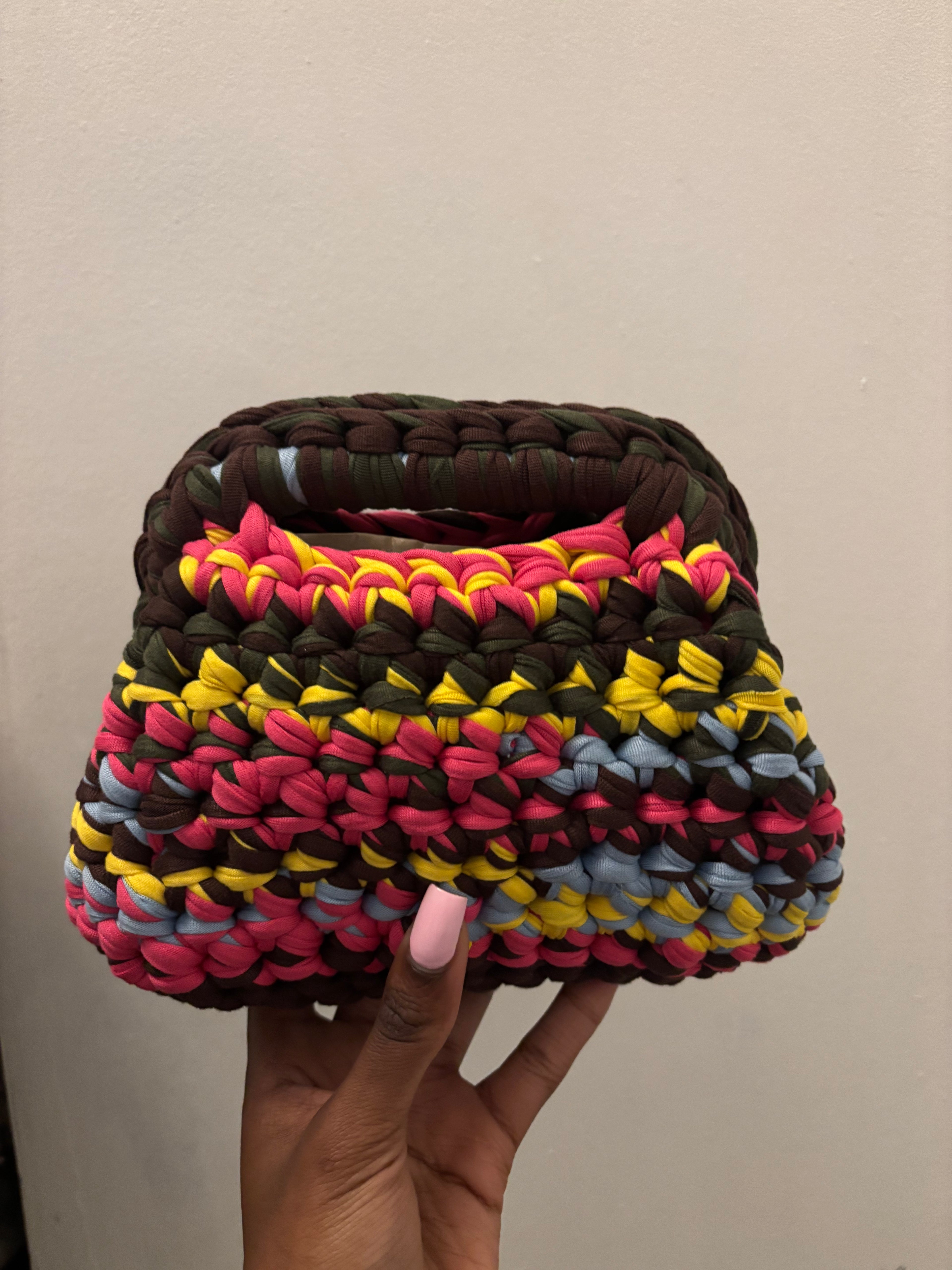 The Barbie Army Crochet clutch