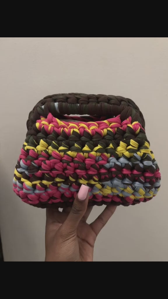 The Barbie Army Crochet clutch
